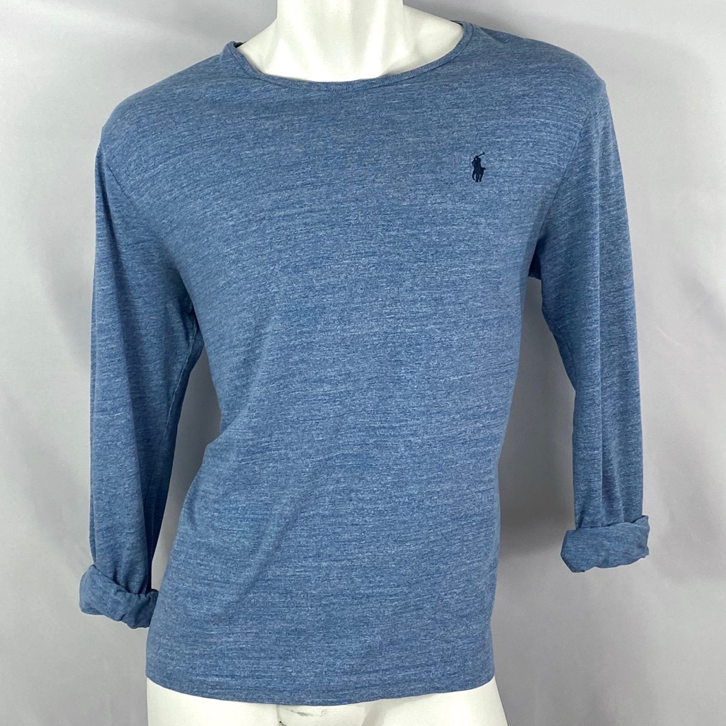 Polo Ralph Lauren | Mens Blue Longsleeve Cotton T